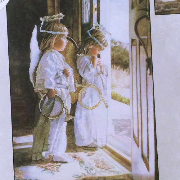 Candamar Designs Needlework Cross Stitch Kit #51315 Little Angels Sealed NIP NOS - Picture 3 of 7